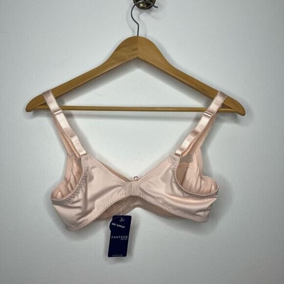 Fantasie Illusion Bra Women’s Size 34D Wide Wired Side Support Lace NWT Pink - Picture 5 of 11